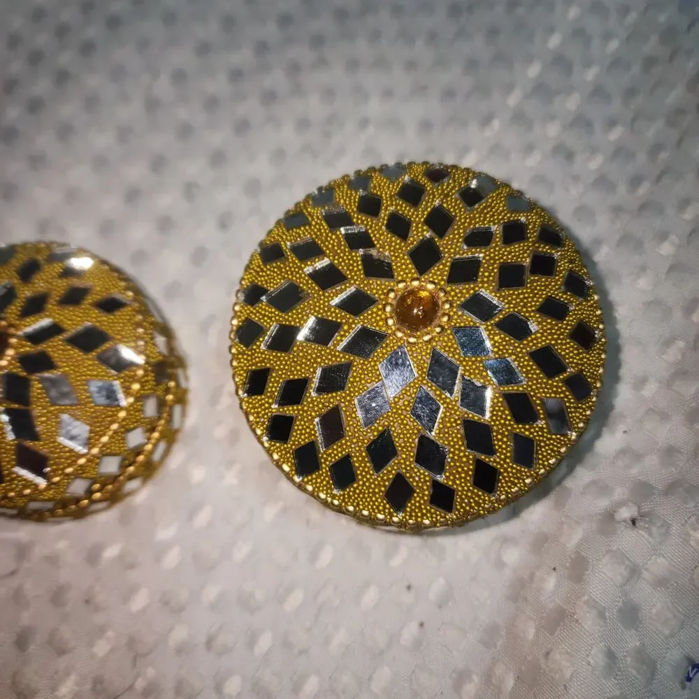 GOLD STACKABLE TRINKET BOXES